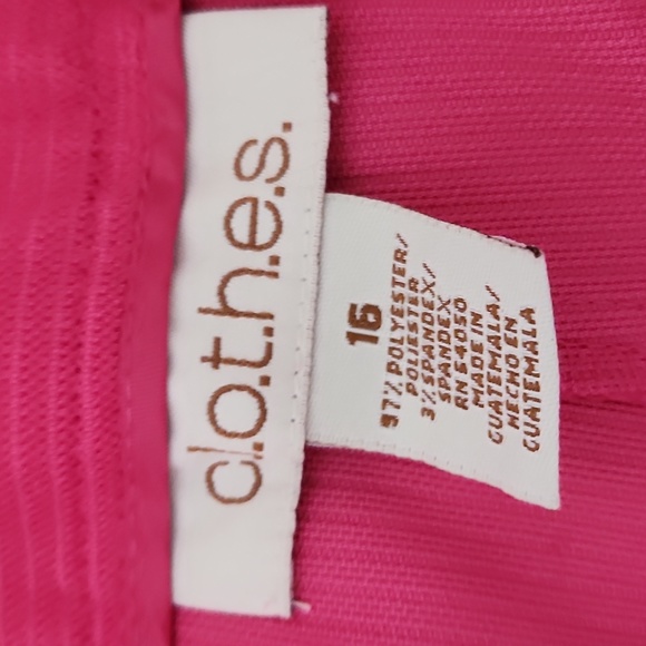Hot pink trouser size 16. - Picture 4 of 4